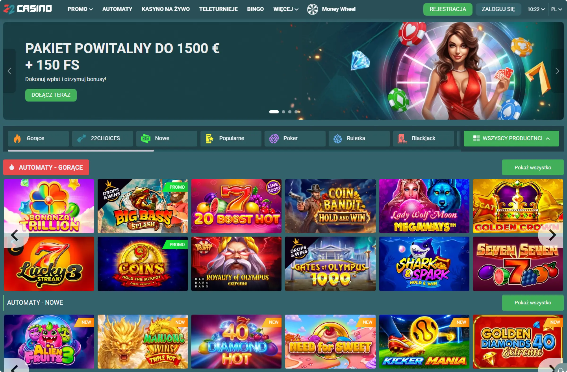 22Casino Gry Kasynowe Online 22Casino Gry Kasynowe Online